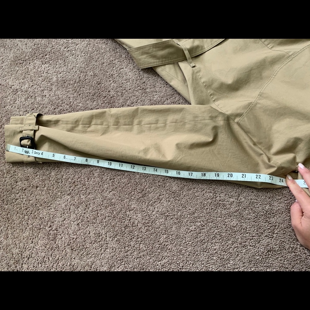 ❗️SOLD❗️🎉2xHP🎉 Burberry Tan Trench Coat Sz 8R - Picture 15 of 15